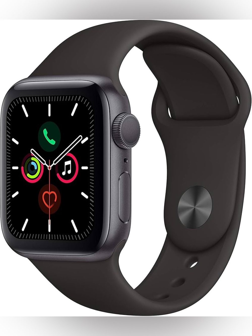 Apple Watch Series 5 - Space Gray Aluminum with Black Sport Band